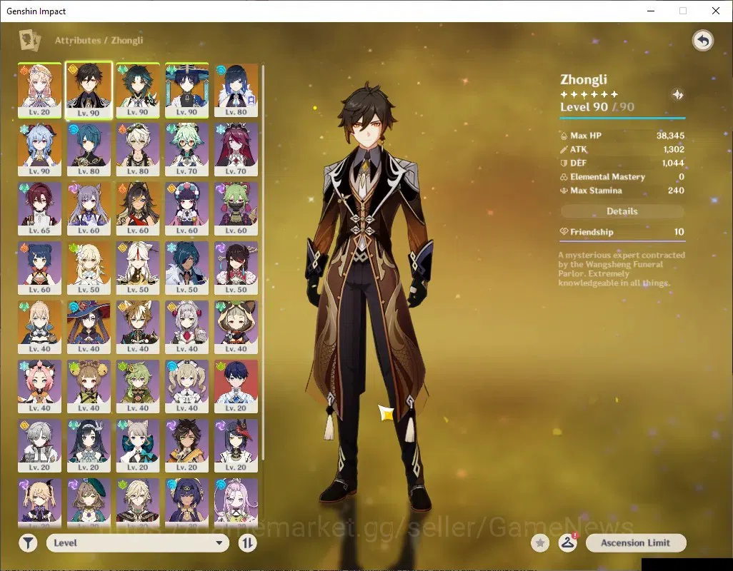Genshin Impact Accounts ASIA|AR 55|6 Limited + 3 (*5Weap)|[Xiao,Yelan]+Sig image 4