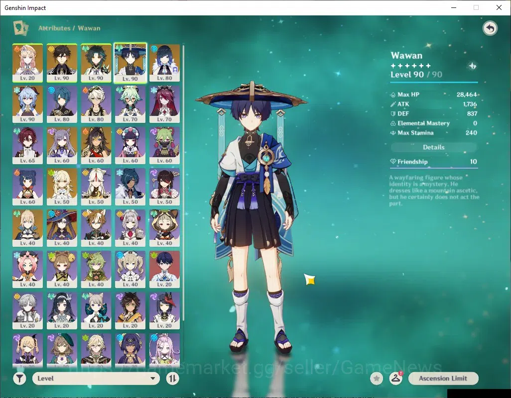 Genshin Impact Accounts ASIA|AR 55|6 Limited + 3 (*5Weap)|[Xiao,Yelan]+Sig image 6