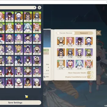 Genshin Impact Accounts Others ASIA|AR 55|5 Limited + 3 (*5 Wp)|(Vesna)+Sign,Sandrone,Lauma,Yae Miko,Varesa|Standart