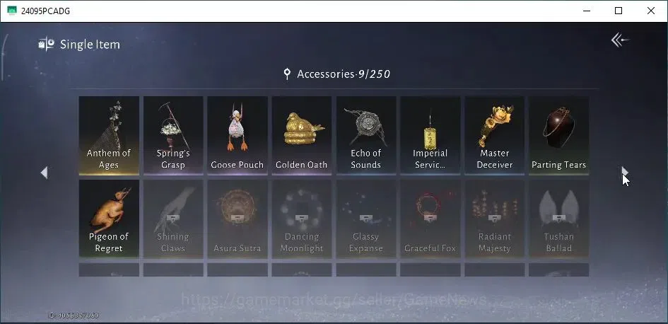 Where Winds Meet Accounts GLOBAL|Lv 72|GS 11K|2 Harmonic Core +15 Lingering image 13