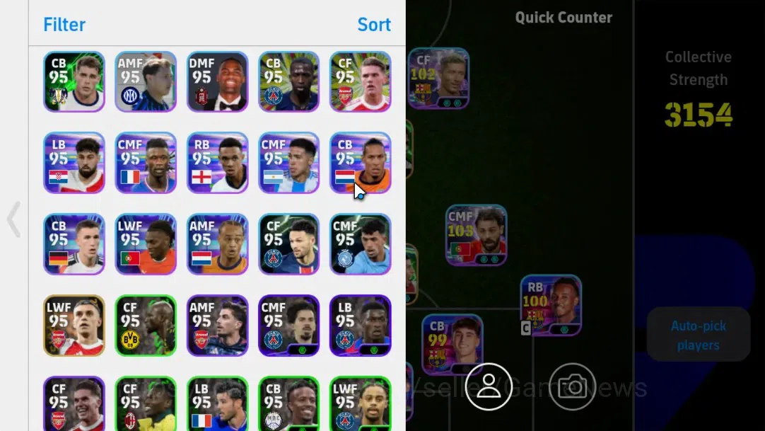 eFootball Accounts Android|PackBarca ManagerXabi|Epic Raul,Dimitar Be image 3