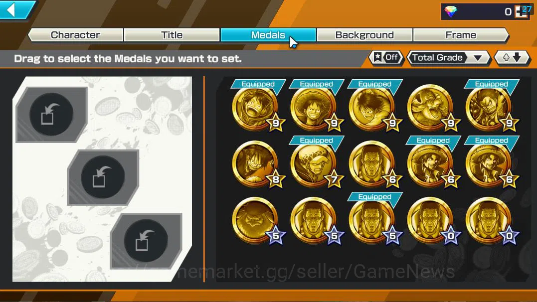 One Piece Bounty Rush Accounts Starter Global|4 EX| AM Sword [Borsalino],T5E St.Jaygarcia,T4E Marshall D.Teach,Blackbeard 3