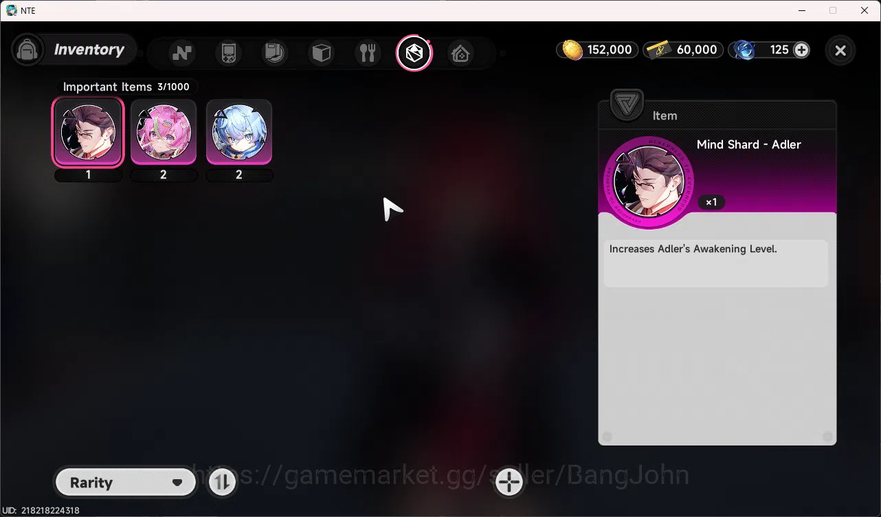 Neverness to Everness Accounts EU | Starter Lvl 3 | 1 S Nanally + 5 A Char + Car image 5