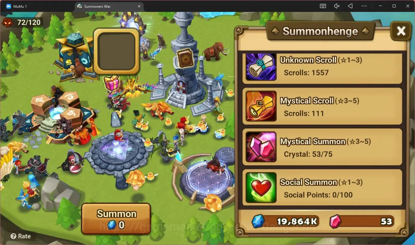 Summoners War: Sky Arena Accounts GLOBAL | NB 5 TESHAR,Starter Gacha 115 12Y+160 11Y image 5