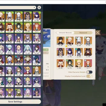 Genshin Impact End Game ASIA|AR 57|10 Limited+2(*5Weapon)|Raiden,Yelan,Kaz image 1
