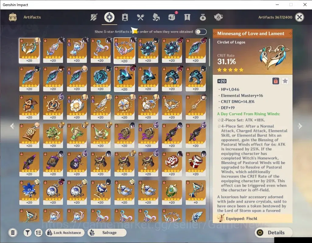 Genshin Impact Accounts ASIA|AR 55|6 Limited+1(*5Weapon)|Columbina,Durin,Y image 4