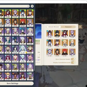 Genshin Impact Others ASIA|AR 55|6 Limited+1(*5Weapon)|Columbina,Durin,Y image 1