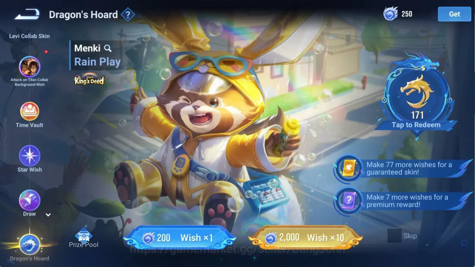 Honor of Kings Accounts Global | 14H 4S | Legend Skin Selection Chest (Di  image 5