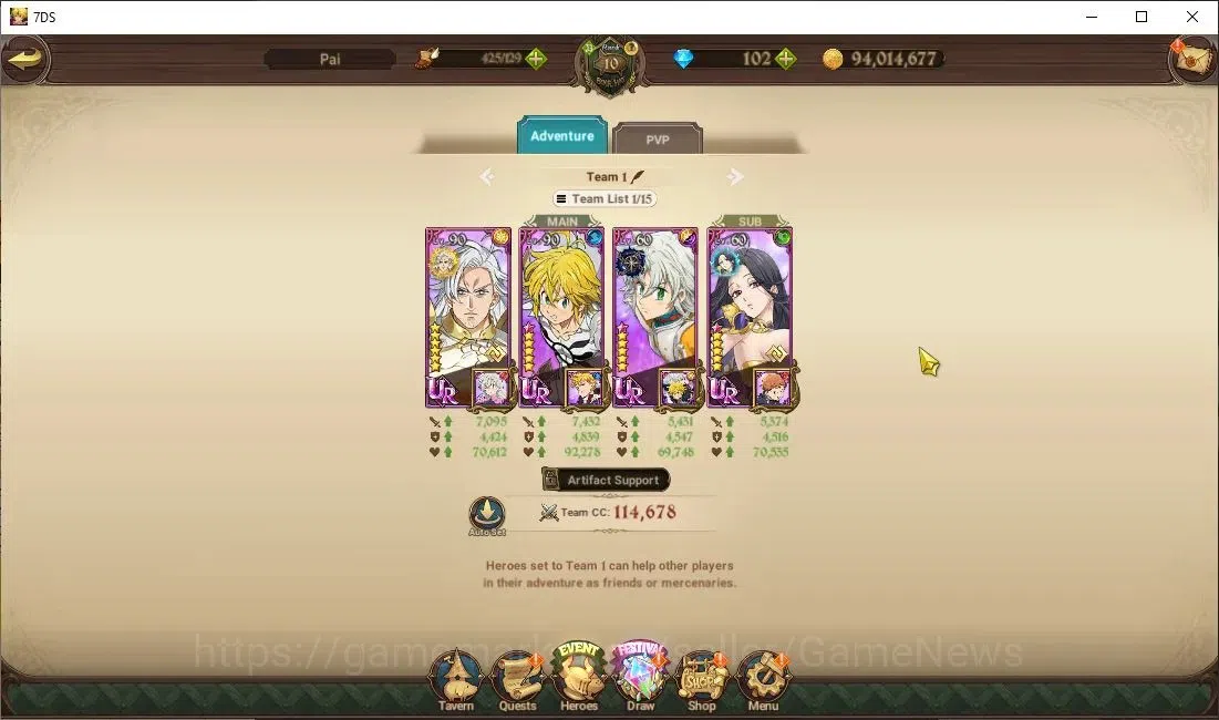 The Seven Deadly Sins: Grand Cross Accounts Global|1,8M CC|32 LS+102 DM|2 LR+11 UR|Brunhild,N  image 9