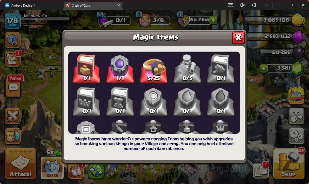 Clash of Clans Accounts Global |TH16–BH10|LVL 178|HH 9|AQ90,BK83,GW60,MP52 image 6