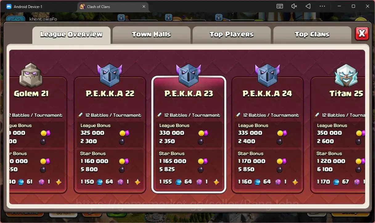 Clash of Clans Accounts Global |TH16–BH10|LVL 178|HH 9|AQ90,BK83,GW60,MP52 image 9