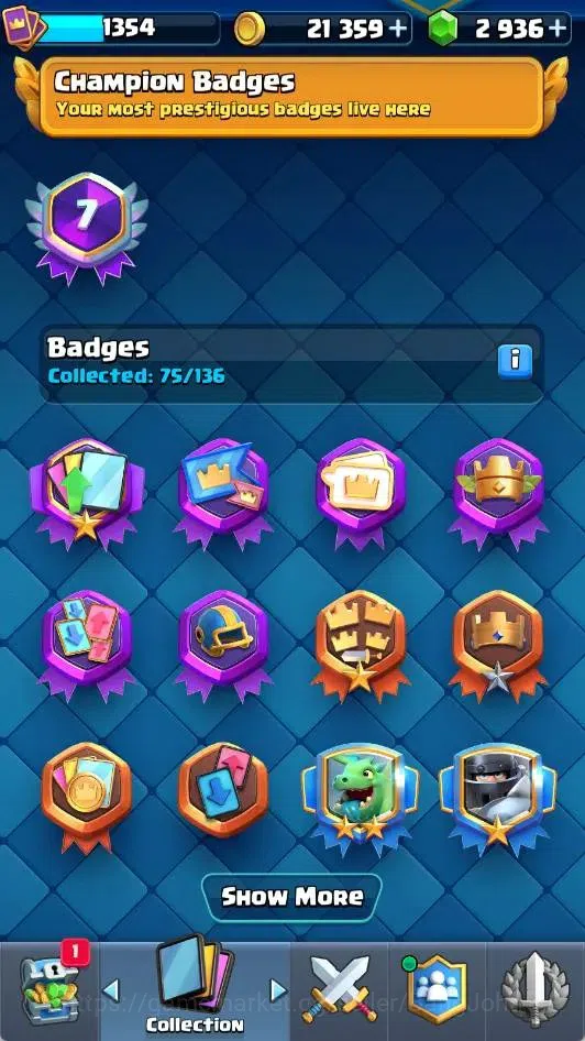 Clash Royale Accounts Mobile |KTL 15|Trophy 11117|4 Max L16 Card|3 Heroe image 11