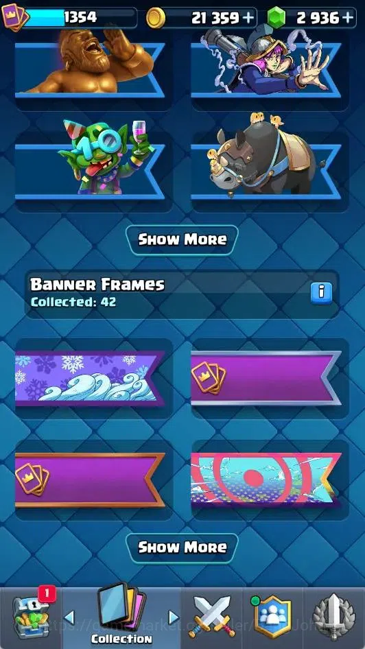 Clash Royale Accounts Mobile |KTL 15|Trophy 11117|4 Max L16 Card|3 Heroe image 12
