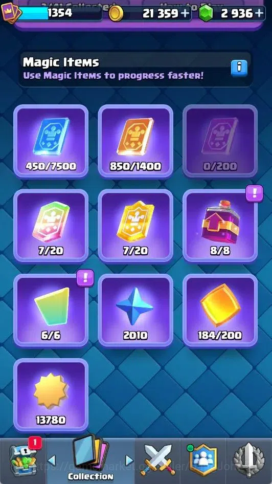 Clash Royale Accounts Mobile |KTL 15|Trophy 11117|4 Max L16 Card|3 Heroe image 15