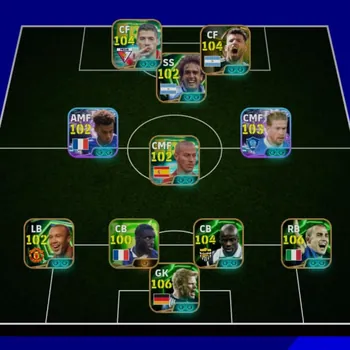 eFootball Accounts Legends & Iconic Players 3 MANAGER BOOSTER | COLECTIVE 3195+,LILIAN THURAM x G BATISTUTA x F CANAVARO x O