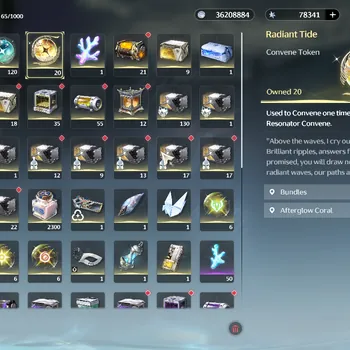 Wuthering Waves Accounts Mid-Game SEA |UL 48|Ready Gacha|78,341 Astrite, 20 Radiant, 120 Lustrous Tide|2 Std Char|Female