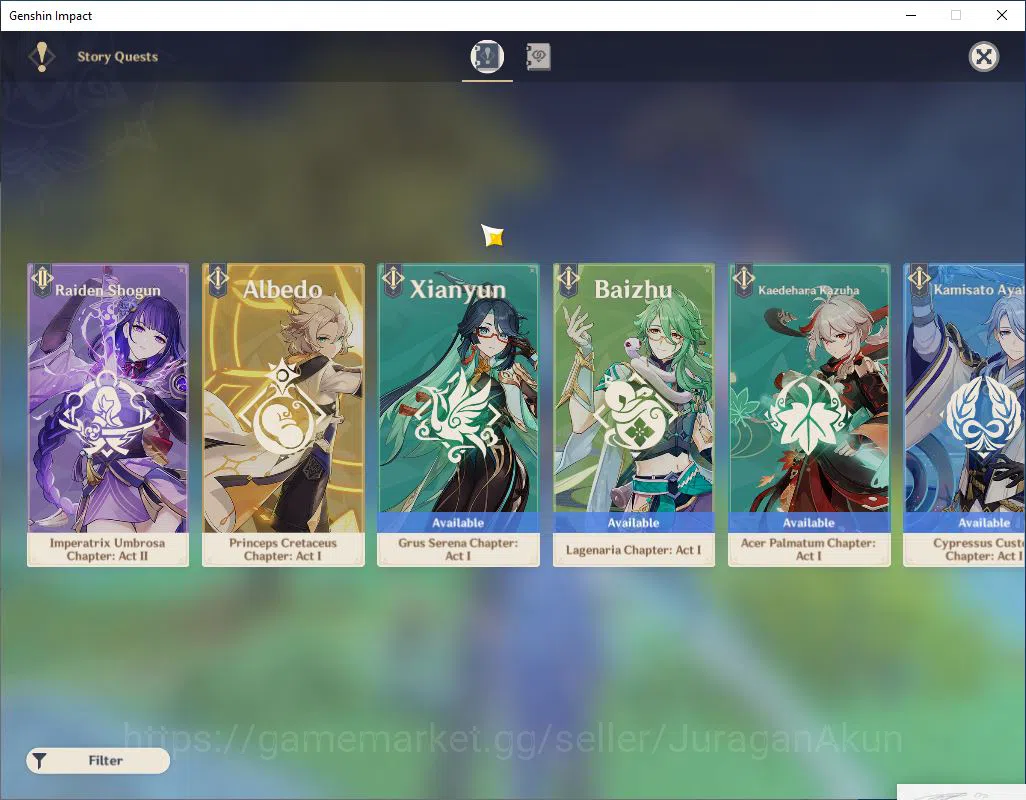 Genshin Impact Accounts ASIA | 53AR | 4 Limited +34(*4Character) | Yoimiya image 11