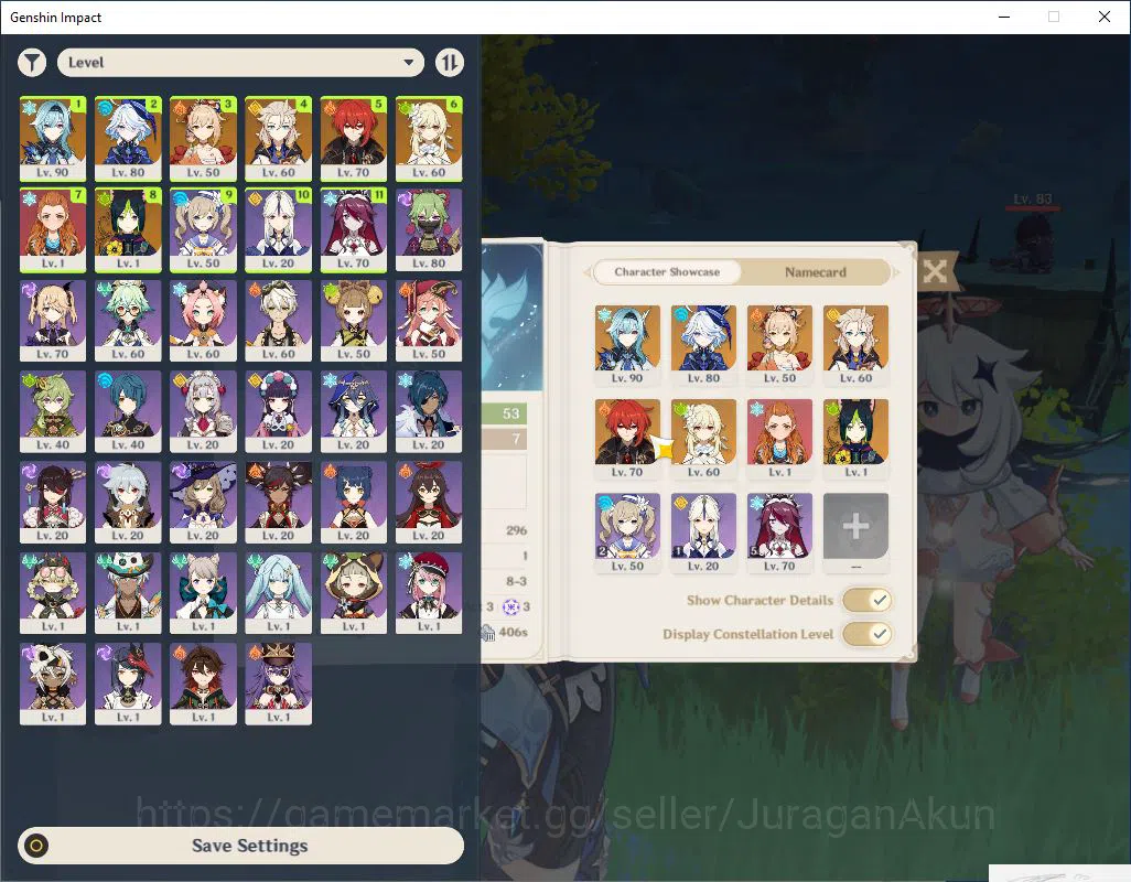 Genshin Impact Accounts ASIA | 53AR | 4 Limited +34(*4Character) | Yoimiya image 2
