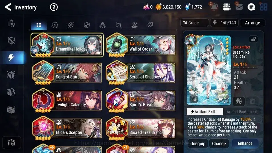 Epic Seven Accounts GLOBAL Unverif|New Era|7ML(SchoolNurse Yulha,Rhian image 15