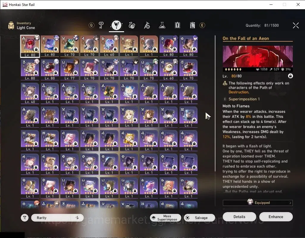 Honkai Star Rail Accounts Asia|TL 67|10 Limited|1 Prem Team|(SW999)+Sign,Yao image 7