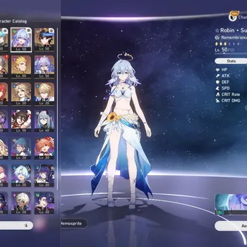 Honkai Star Rail Accounts Others ASIA |TL 39|6 Limited|( Robin Summeretto, DH Terrae, Anaxa, Gilgamesh, Archer, Silver
