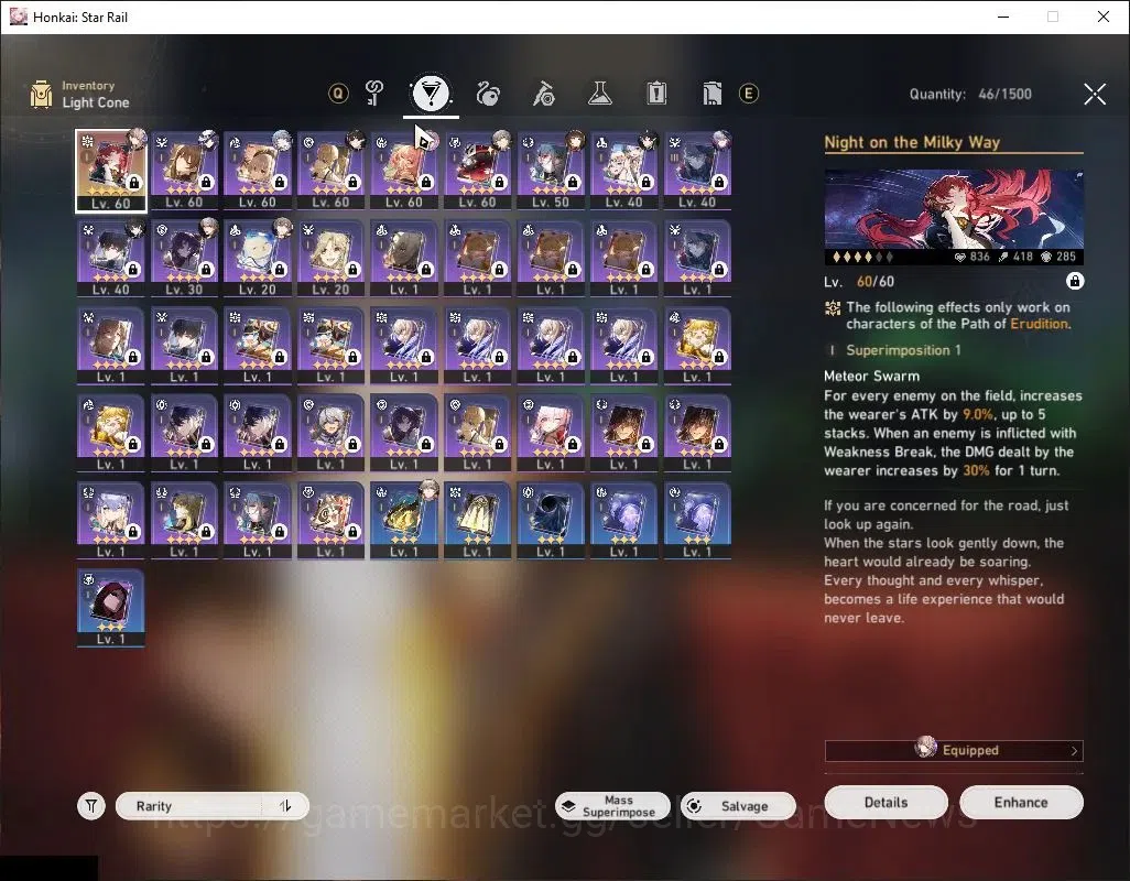 Honkai Star Rail Accounts Asia|TL 50|4,4K SJ+26 SRSP|6 Limited|Ashveil,Evern image 5