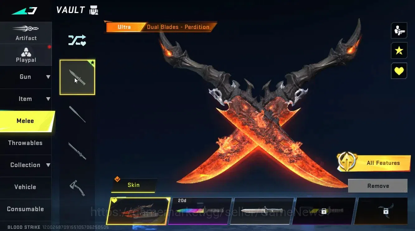 Blood Strike Accounts Asia|ULTRA MELEE-Dual Blades+[ETHAN,KATYA,SPIKE,SC image 19