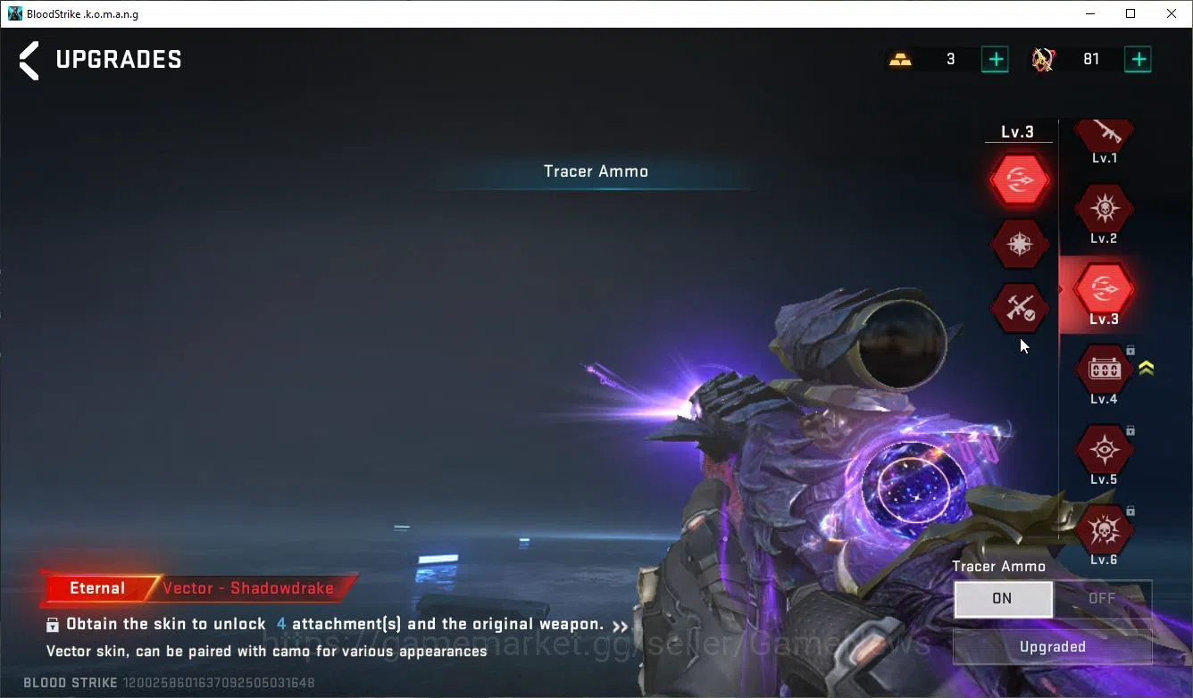Blood Strike Accounts ASIA|ETERNAL[Lv4 UMP45,(lv3 M4A1,Vector,AK47)(Lv2  image 9