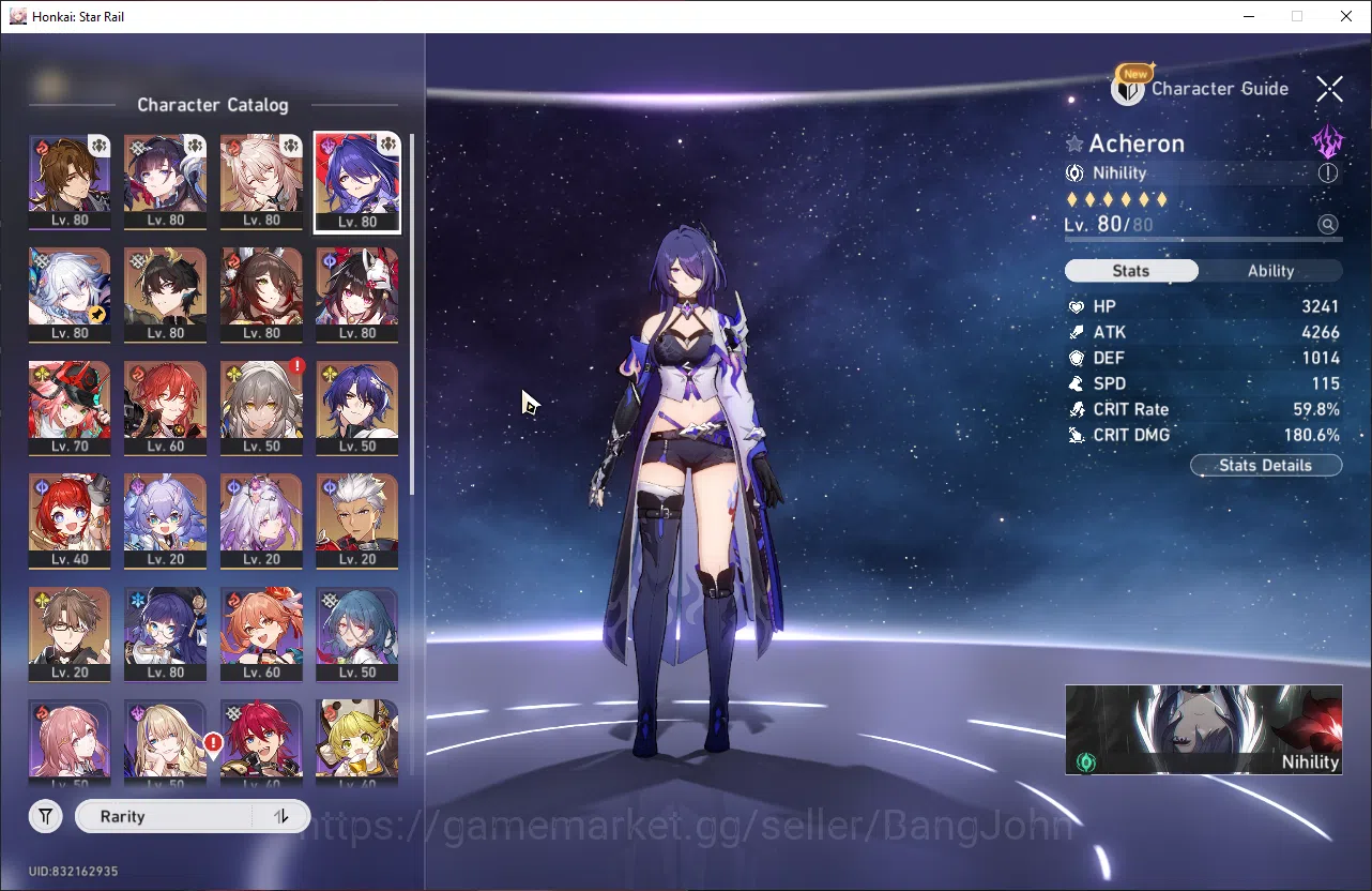 Honkai Star Rail Accounts ASIA | TL 65 | 12 Limit | 3 Golden Ticket | Hysile image 3