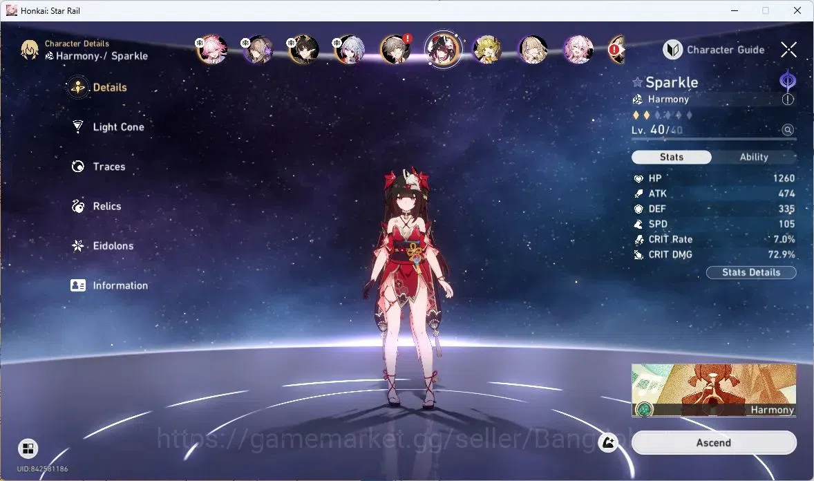 Honkai Star Rail Accounts Asia|Starter|5 Limtid | Evanescia+Sign | Dan Heng  image 5