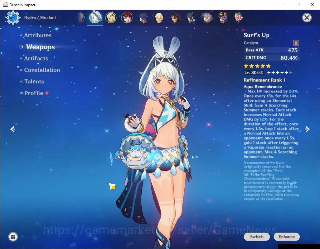Genshin Impact Accounts ASIA |AR 53 |3 Limited + 3 (*5Weapon) |[Maulani,Ka image 10
