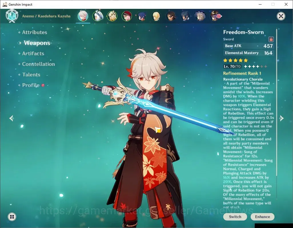 Genshin Impact Accounts ASIA |AR 53 |3 Limited + 3 (*5Weapon) |[Maulani,Ka image 11