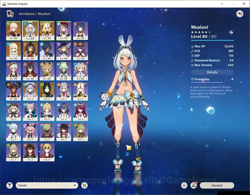 Genshin Impact Accounts ASIA |AR 53 |3 Limited + 3 (*5Weapon) |[Maulani,Ka image 3