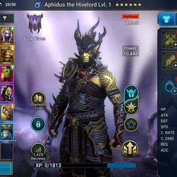 Raid: Shadow Legends Accounts Mid-Game Lv 6|55K Power|1 Myithic(Aphidus)+8