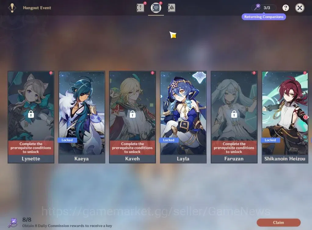 Genshin Impact Accounts Asia|AR56|PreamTeam Arlecchino+sign|8Limited+5(*5W image 15