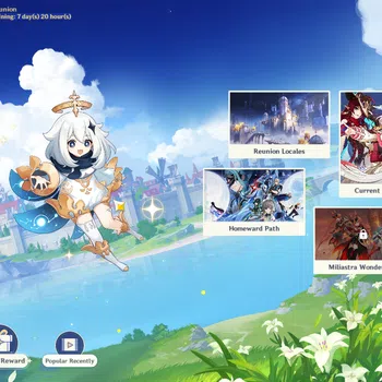 Genshin Impact Mid Game ASIA|AR44|6 Limited+2(*4Character)|Furina,Raiden,Z image 1