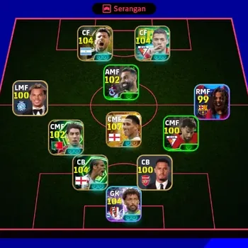 eFootball Accounts Legends & Iconic Players Android|PW3154|NewJudeBellinghamBigT,Vozinha Show T,Luis Suarez Epic,Rio
