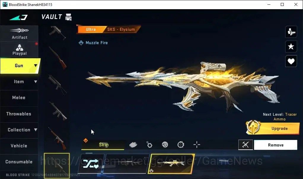 Blood Strike Accounts ASIA|Fresh Starter|ULTRA SKS-Elysium Lv3|Legendary image 3