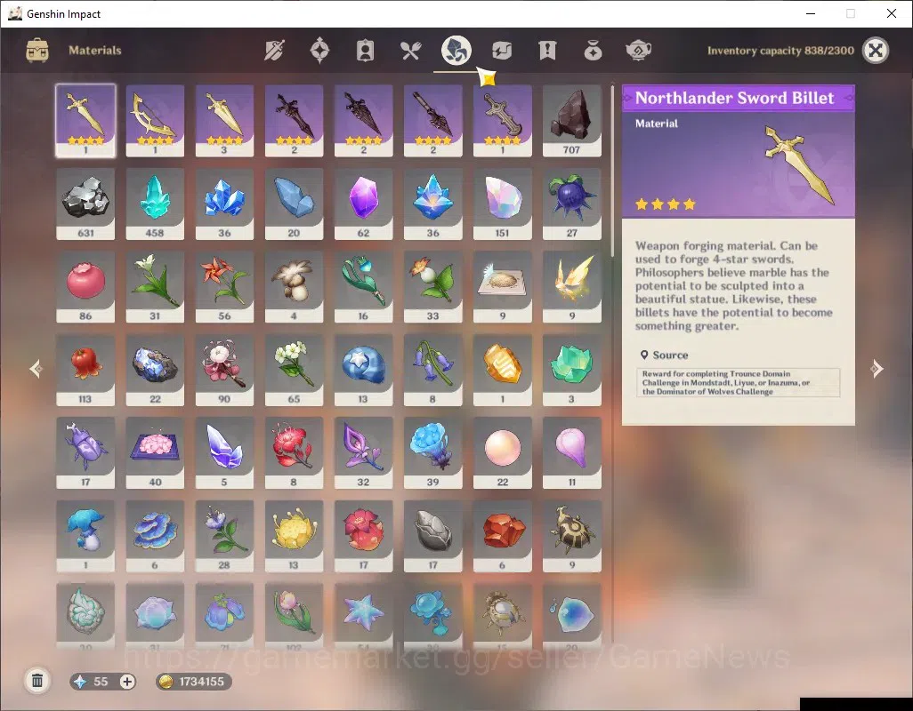Genshin Impact Accounts ASIA|AR 56|4 Limited + 4 (*5Weapon)|MavuikaC2+Sign image 10