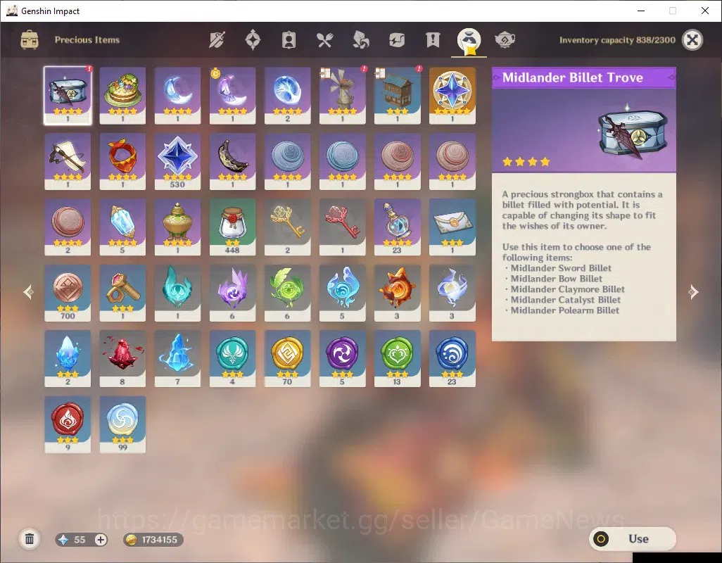Genshin Impact Accounts ASIA|AR 56|4 Limited + 4 (*5Weapon)|MavuikaC2+Sign image 12
