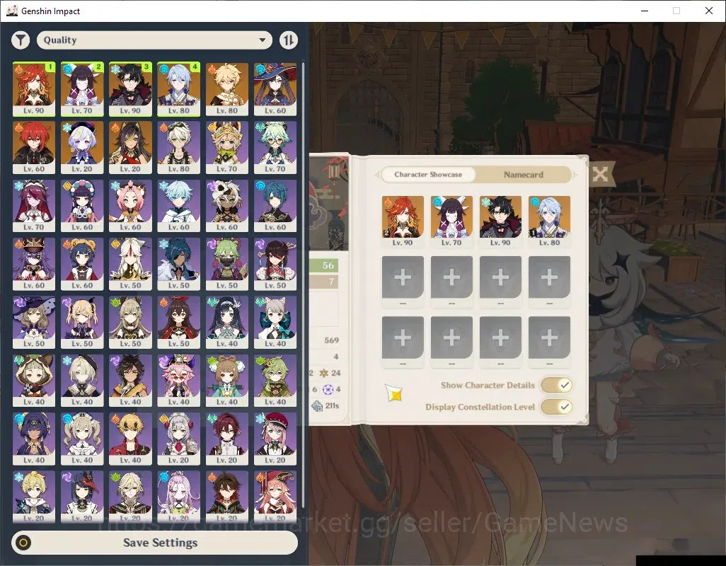 Genshin Impact Accounts ASIA|AR 56|4 Limited + 4 (*5Weapon)|MavuikaC2+Sign image 2
