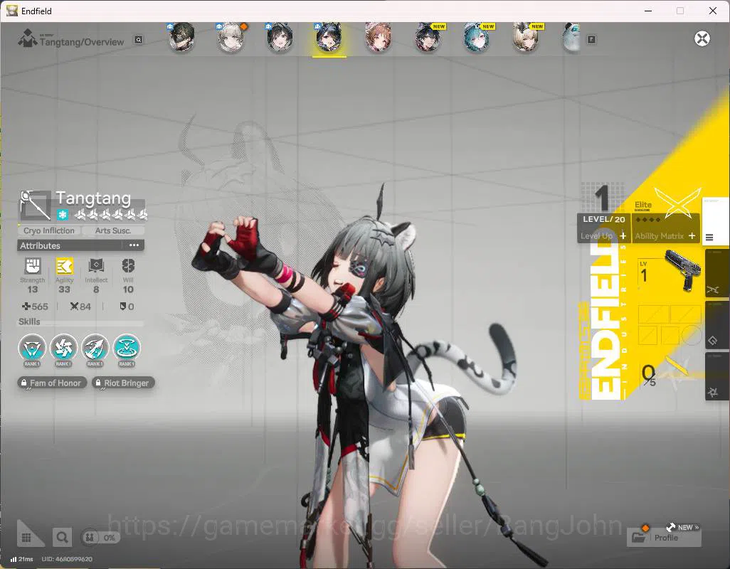 Arknights: Endfield Accounts ASIA | starter tangtang | for sign n detail check SS AKE166B 2