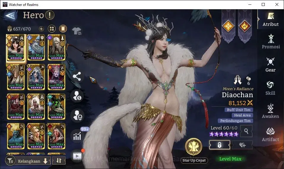 Watcher of Realms Accounts GLOBAL 60x|7,4M Power|7K Gems|14 Lord[Oren,Ingrid, image 16