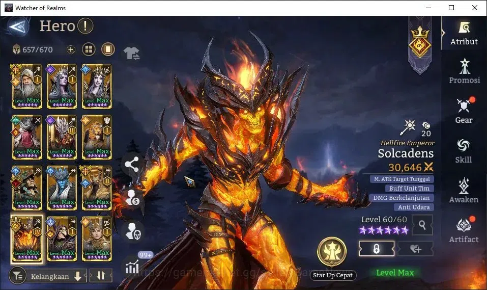 Watcher of Realms Accounts GLOBAL 60x|7,4M Power|7K Gems|14 Lord[Oren,Ingrid, image 19