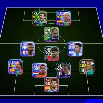 eFootball Accounts Legends & Iconic Players Android|Epic Gianluca Zambrotta|Show Time Marc Cucurella,Dani Olmo,Lamine