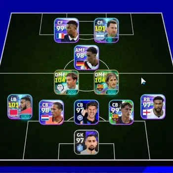 eFootball Accounts Legends & Iconic Players Android|Power 2956|Epic Edmilson,Xabi Alonso|Show Time Lionel Messi,Noussair