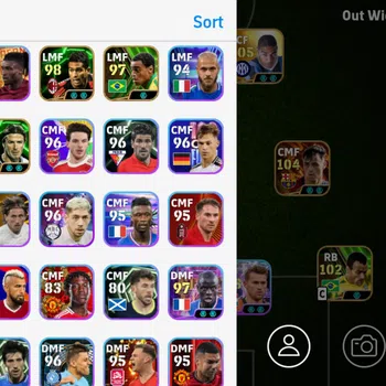 eFootball Legends & Iconic Players 3215 Strength eFootball ID | 108 CF + 100+ Squad | image 1