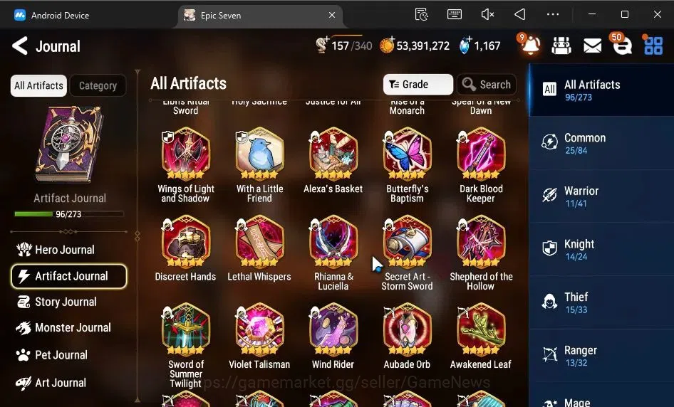 Epic Seven Accounts ASIA Unverif|19 ML(Shepherd ot Dark Diene,Rhianna& image 13