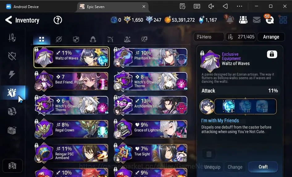 Epic Seven Accounts ASIA Unverif|19 ML(Shepherd ot Dark Diene,Rhianna& image 18