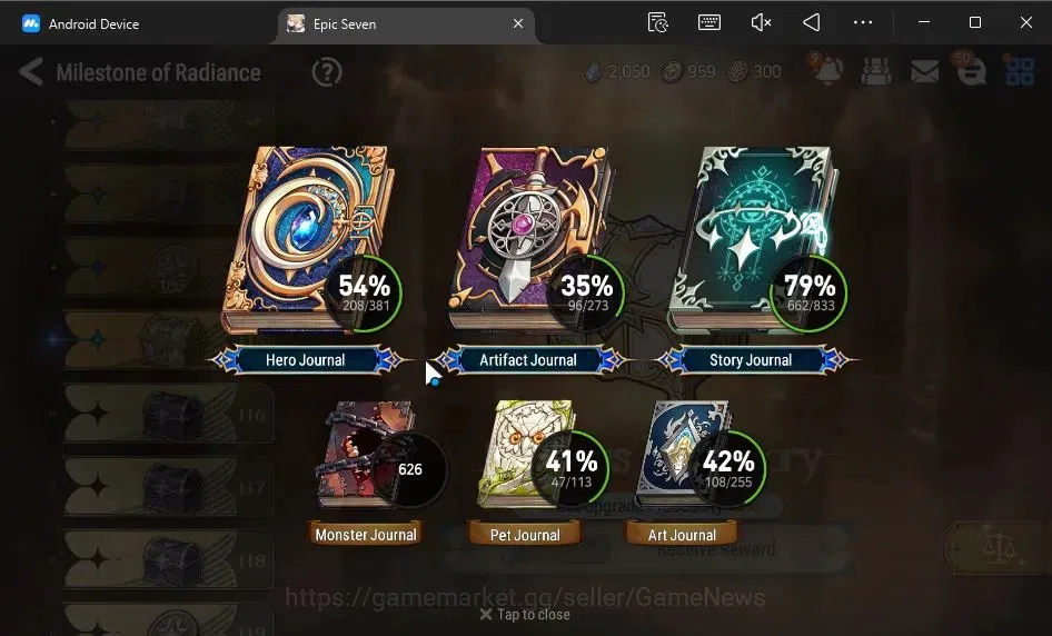 Epic Seven Accounts ASIA Unverif|19 ML(Shepherd ot Dark Diene,Rhianna& image 5